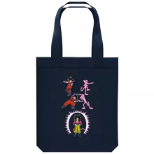 Borsa Tote Bag in cotone organico Parodie di Manga