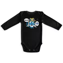 Happy Lange mouwen Babyromper – Fairy Tail parodie