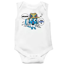 Happy Sleeveless Baby Bodysuit – Fairy Tail parody