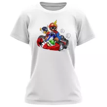 T-shirt Femme Mario « Kart Fighter - Player 1 » – Parodie Mario Kart