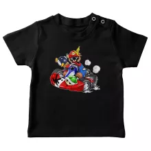 Maglietta bebè Mario – Parodia dei Mario Kart