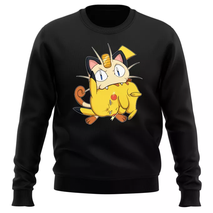 Sudaderas Parodia Pokémon Pikachu y Meowth