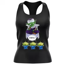 Débardeur Femme Piccolo « Papa !! » – Parodie Dragon Ball Z