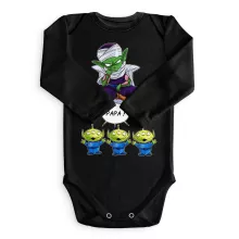 Body bébé manches longues Piccolo « Papa !! » – Parodie Dragon Ball Z