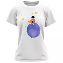 Maglietta da Donna Il piccolo principe Vegeta – Parodia dei Dragon Ball Z