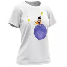 Maglietta da Donna Il piccolo principe Vegeta – Parodia dei Dragon Ball Z