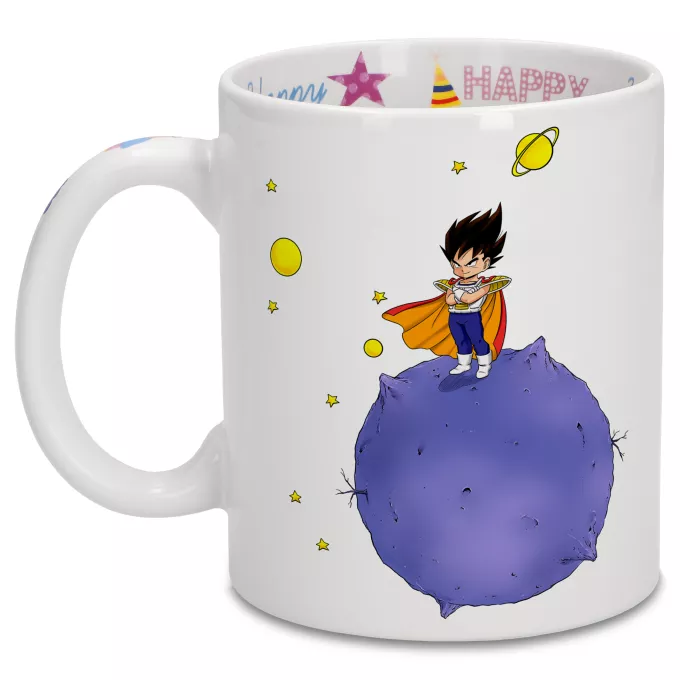 Tazze di compleanno Paoridia Dragon Ball Z - DBZ Il piccolo principe Vegeta