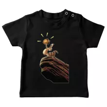 T-shirts para bebés Scrat “Scrat e O Rei Leão” – A Idade do Gelo de parodia