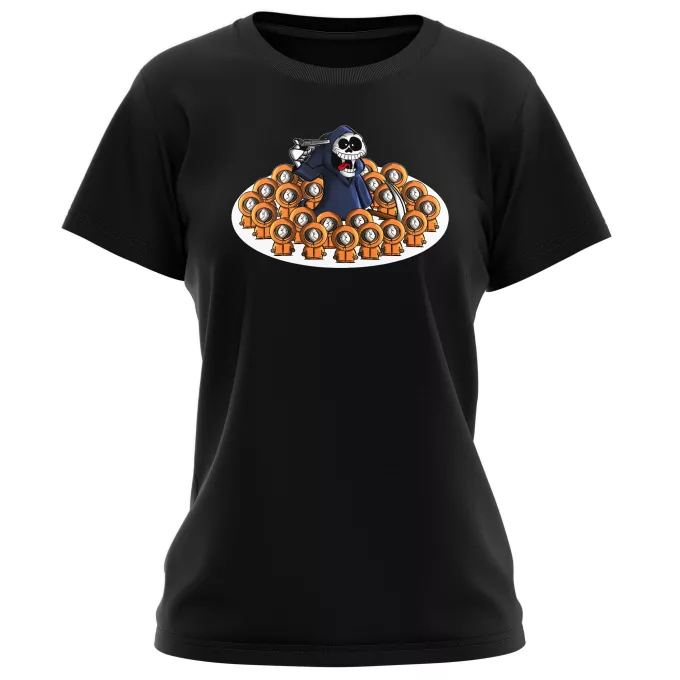 T-shirts de mulher Paródia South Park Kenny