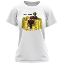 Mario T-shirt för kvinnor “Mario e Luigi” – Parodi Super Mario
