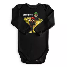 Mario Baby Body långa ärmar “Mario e Luigi” – Parodi Super Mario