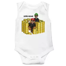 Mario Body baby Ärmlös “Mario e Luigi” – Parodi Super Mario