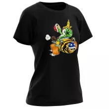 T-shirt Femme Yoshi « Kart Fighter - Player 3 » – Parodie Mario Kart