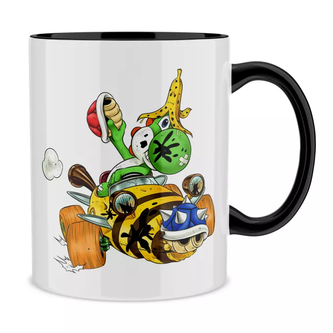 Tazas Parodia Mario Kart Yoshi