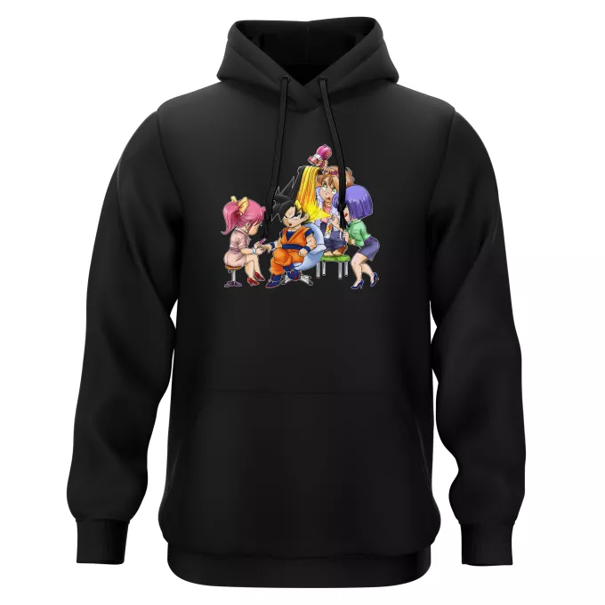 Felpe con cappuccio Paoridia Dragon Ball Z - DBZ Son Goku Super Saiyan