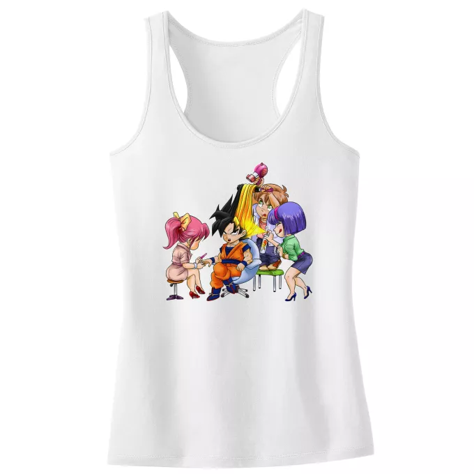 Canotte per bambine e ragazze Paoridia Dragon Ball Z - DBZ Son Goku Super Saiyan