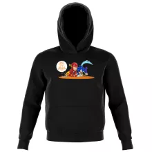 Sweat à capuche Enfant « Le 100 M le plus rapide de tous les temps !! » – Parodie Flash