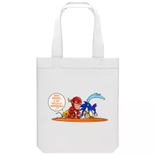 totebag « Le 100 M le plus rapide de tous les temps !! » – Parodie Flash