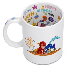 Mug « Le 100 M le plus rapide de tous les temps !! » – Parodie Flash