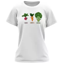 Son Goku Women T-shirt “Son Goku, Broly and Vegeta” – Dragon Ball Z parody