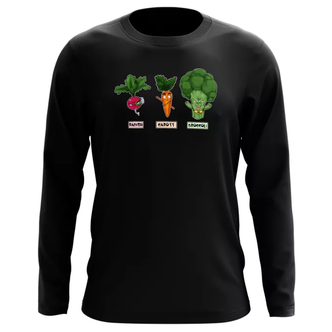 Long sleeve T-shirts Parody of Dragon Ball Z - DBZ Son Goku, Broly and Vegeta