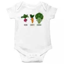Son Goku Baby Bodysuit “Son Goku, Broly and Vegeta” – Dragon Ball Z parody