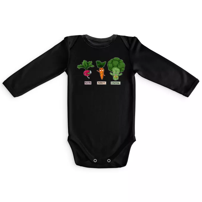 Long sleeve Baby Bodysuits Parody of Dragon Ball Z - DBZ Son Goku, Broly and Vegeta