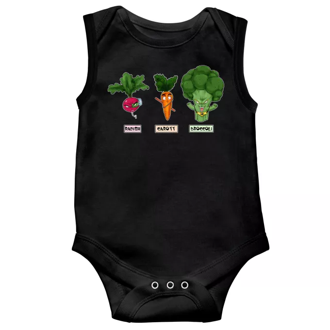 Sleeveless Baby Bodysuits Parody of Dragon Ball Z - DBZ Son Goku, Broly and Vegeta
