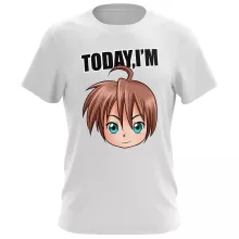 Today I T-Shirt “Today I am Happy - Manga Style Mood” – Today I am parody