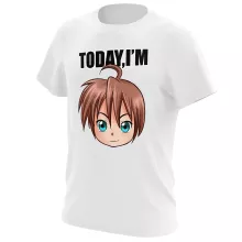 Today I T-Shirt “Today I am Happy - Manga Style Mood” – Today I am parody