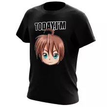 Today I T-Shirt “Today I am Happy - Manga Style Humor” – Parodie auf Today I am