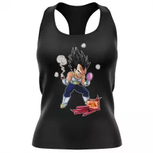 Vegeta Vrouwen Tank Top – Dragon Ball Z parodie