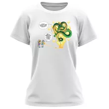 T-shirt Femme Shenron « La Pétanque, c'est sacré ! » – Parodie Dragon Ball Z