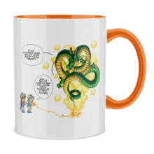 Mug Shenron « La Pétanque, c'est sacré ! » – Parodie Dragon Ball Z