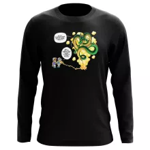 T-Shirt à manches longues Shenron « La Pétanque, c'est sacré ! » – Parodie Dragon Ball Z