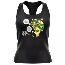 Débardeur Femme Shenron « La Pétanque, c'est sacré ! » – Parodie Dragon Ball Z