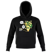Sweat à capuche Enfant Shenron « La Pétanque, c'est sacré ! » – Parodie Dragon Ball Z