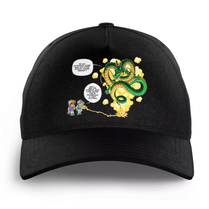 Casquettes Enfants Parodie Dragon Ball Z - DBZ La Pétanque, c'est sacré ! - Shenron, les pétanqueurs marseillais