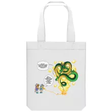 totebag Shenron « La Pétanque, c'est sacré ! » – Parodie Dragon Ball Z
