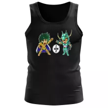 Capricorn Shura Heren tanktop “Capricorn Shura en Dragon Shiryu” – Saint Seiya parodie