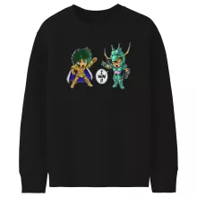 Capricorn Shura Truien voor kinderen “Capricorn Shura en Dragon Shiryu” – Saint Seiya parodie