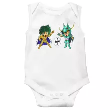 Capricorn Shura Mouwloos Babyromper “Capricorn Shura en Dragon Shiryu” – Saint Seiya parodie
