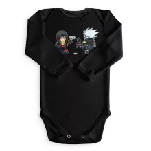 Kakashi Long sleeve Baby Bodysuit “Kakashi and Itachi” – Naruto parody