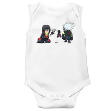 Kakashi Sleeveless Baby Bodysuit “Kakashi and Itachi” – Naruto parody