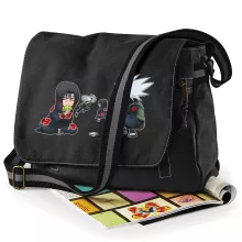 Kakashi Schultertasche “Kakashi und Itachi” – Parodie auf Naruto