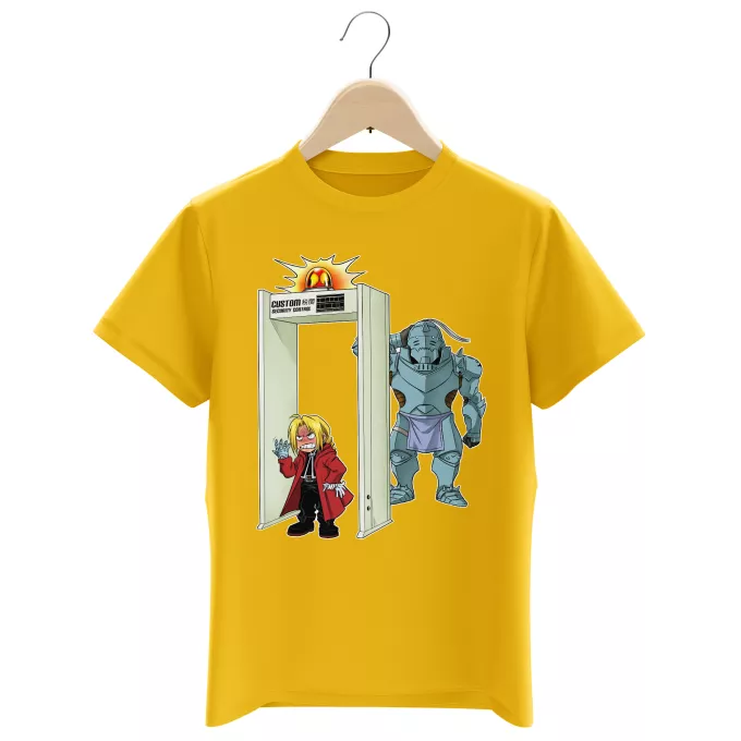 Magliette per bambini e ragazzi Paoridia Full Metal Alchemist - FMA Edward e Alphonse Elric - Edward Elric aka Ed, Alphonse Elric aka Al