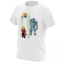 Edward Elric T-shirt “Edward en Alphonse Elric” – Full Metal Alchemist parodie