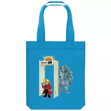 Borsa Tote Bag in cotone organico Parodie di Manga