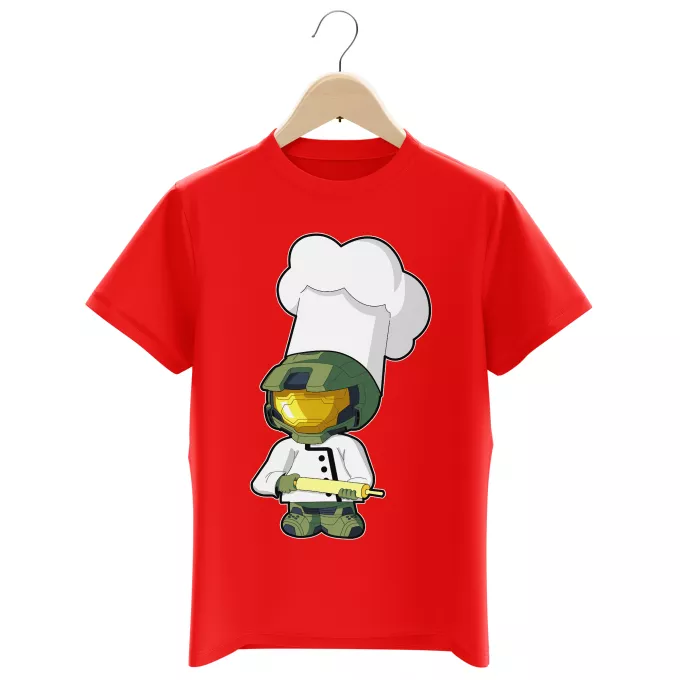 T-shirts för barn Parodi Halo Master Chief