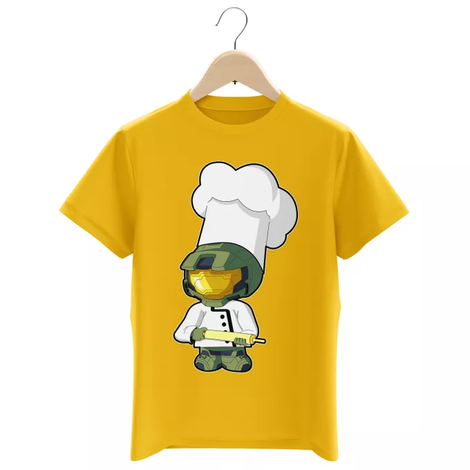 Camisetas Niños Parodia Halo Master Chief